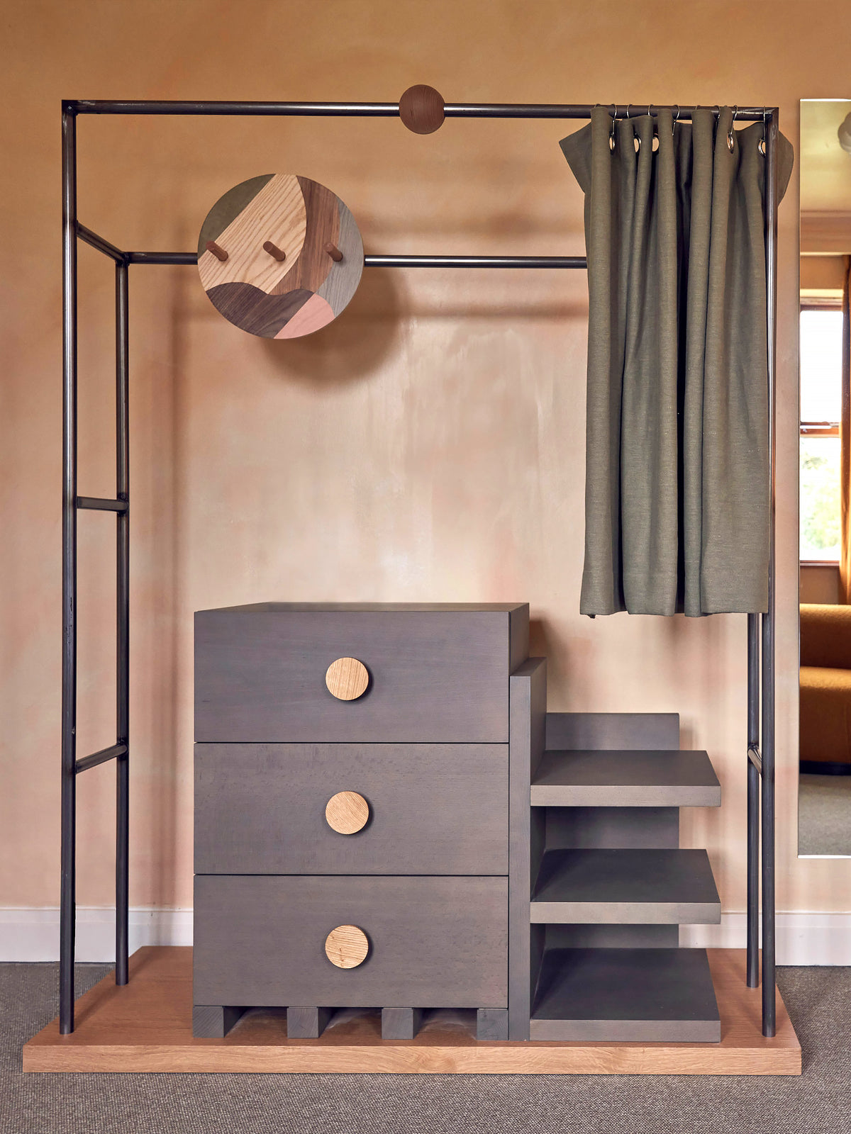 Bespoke wardrobes designed by A-nrd for the Birch Seldon Luxury Hotel Evengrain Furniture