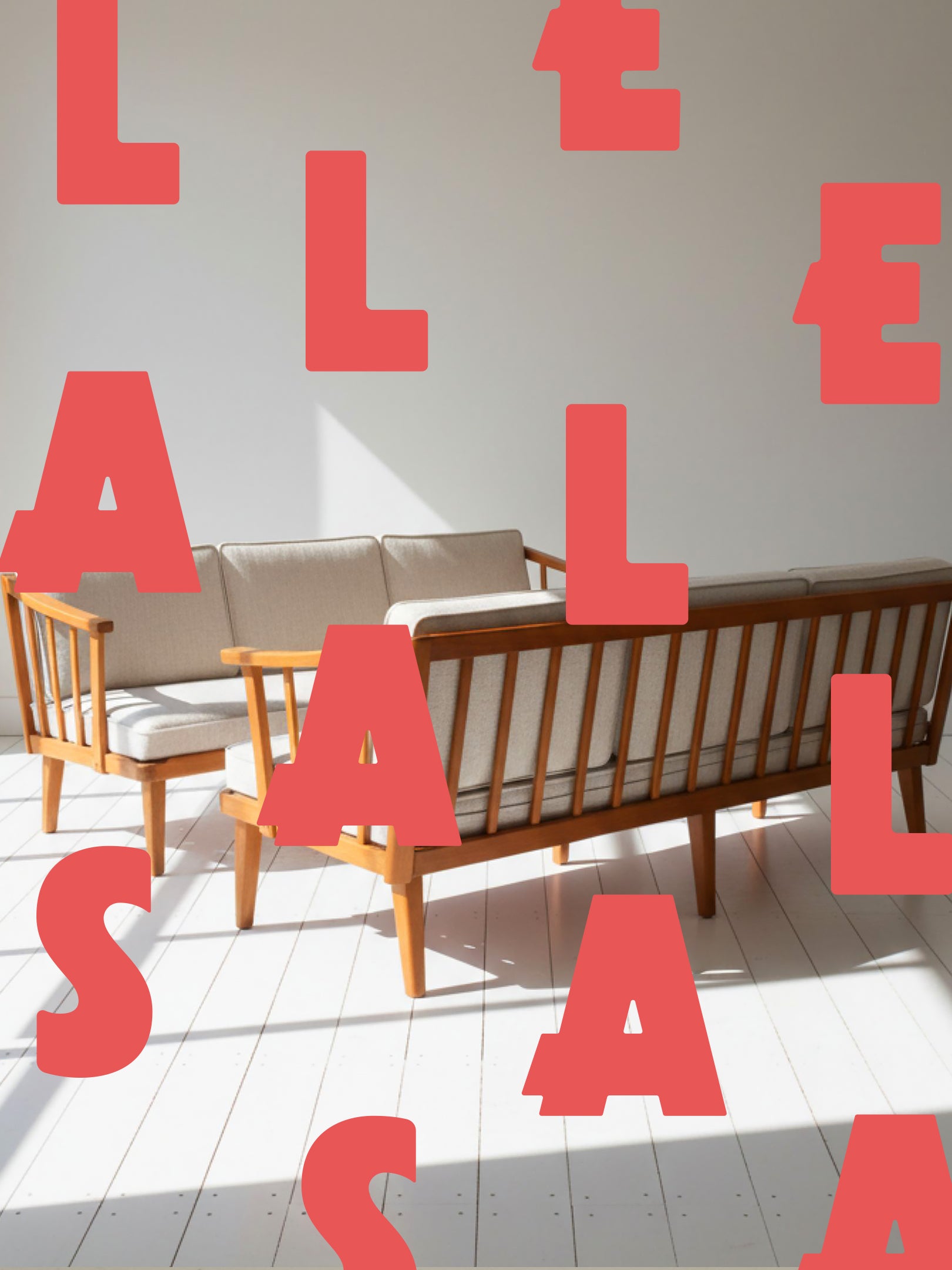 HALF PRICE - Restored  Carl Malmsten Visingsö sofas for O.H. Sjögren, Sweden, 1960 Evengrain Furniture