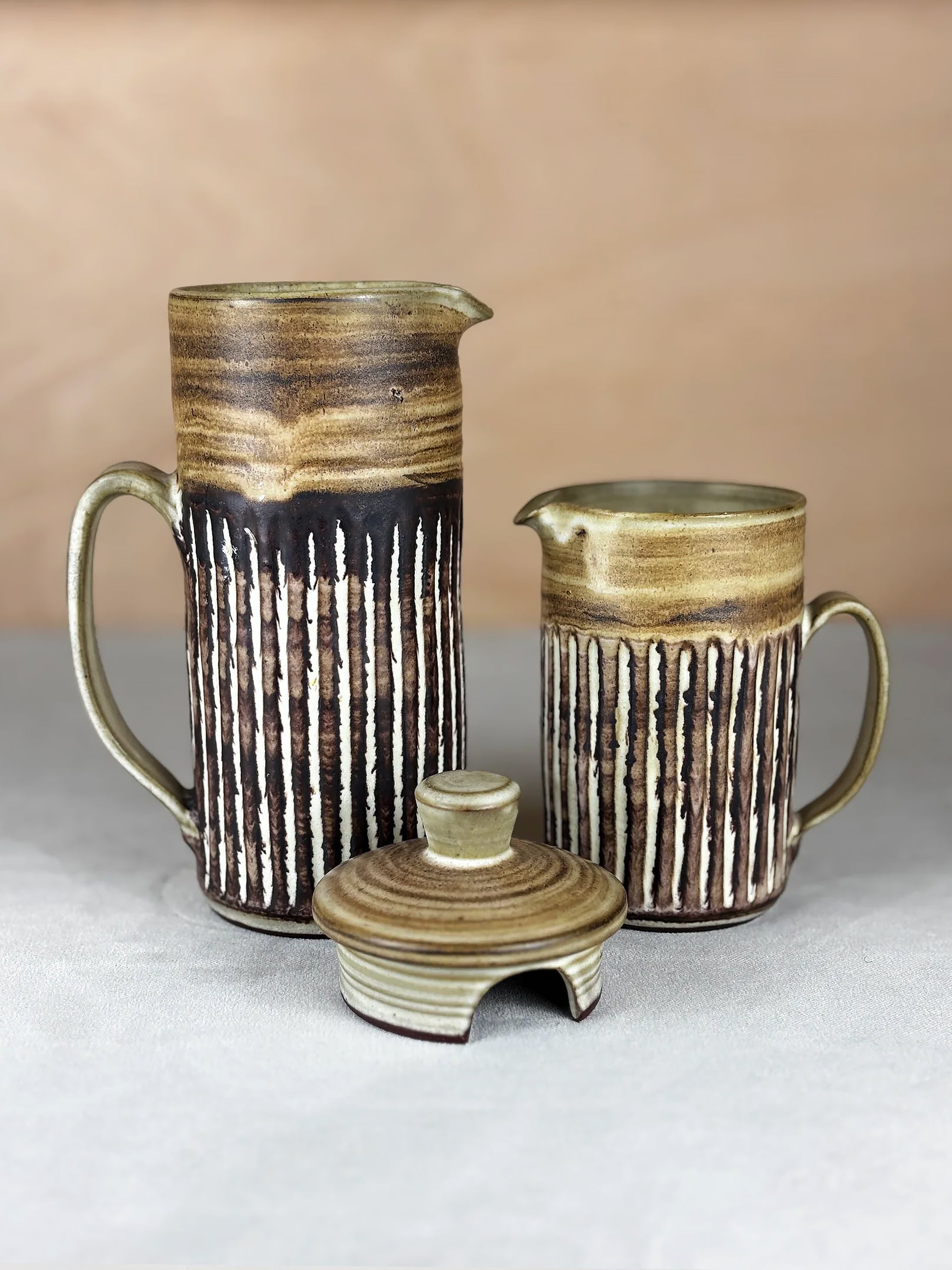 Coffee pot and milk jug