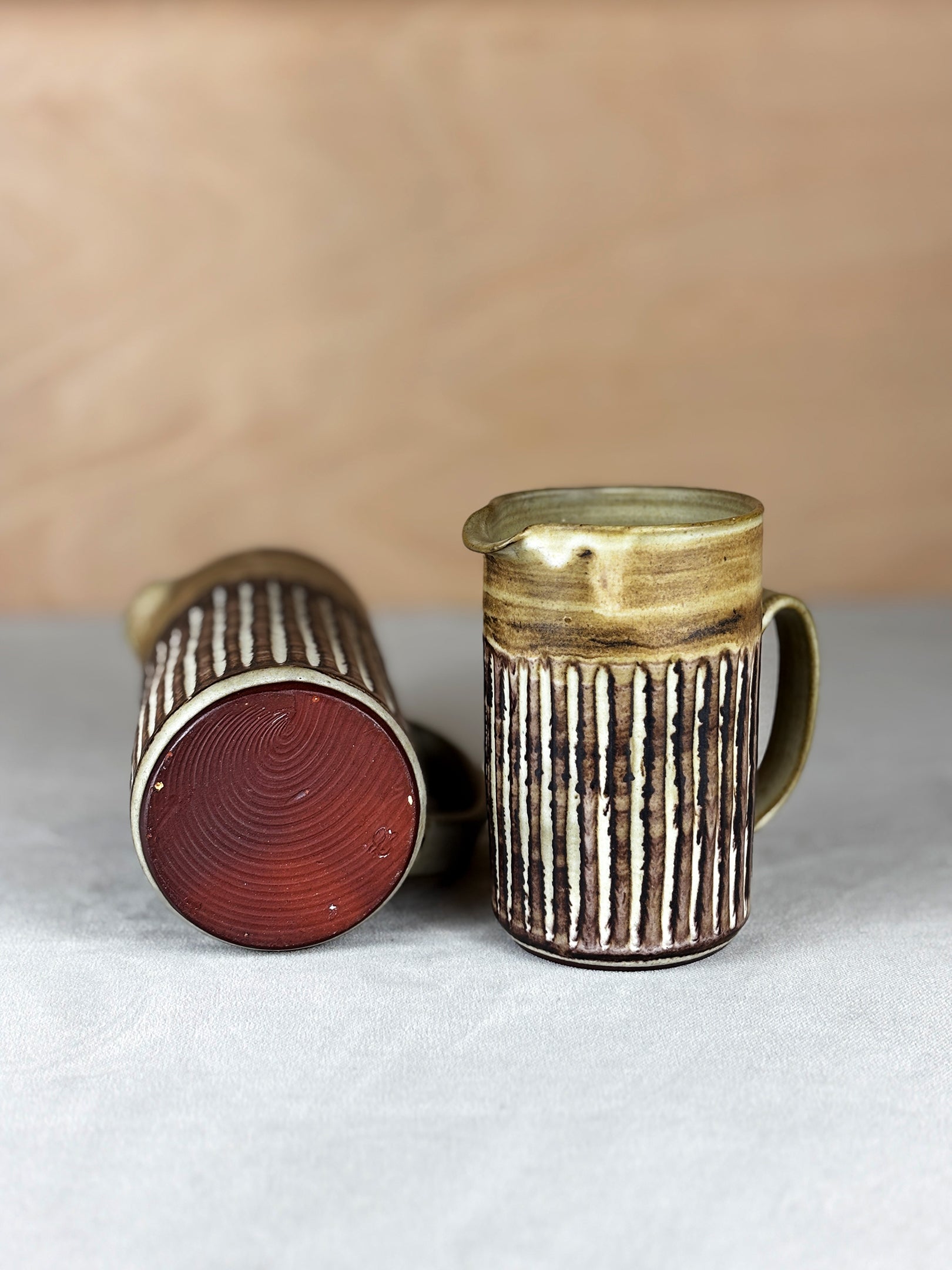 Coffee pot and milk jug