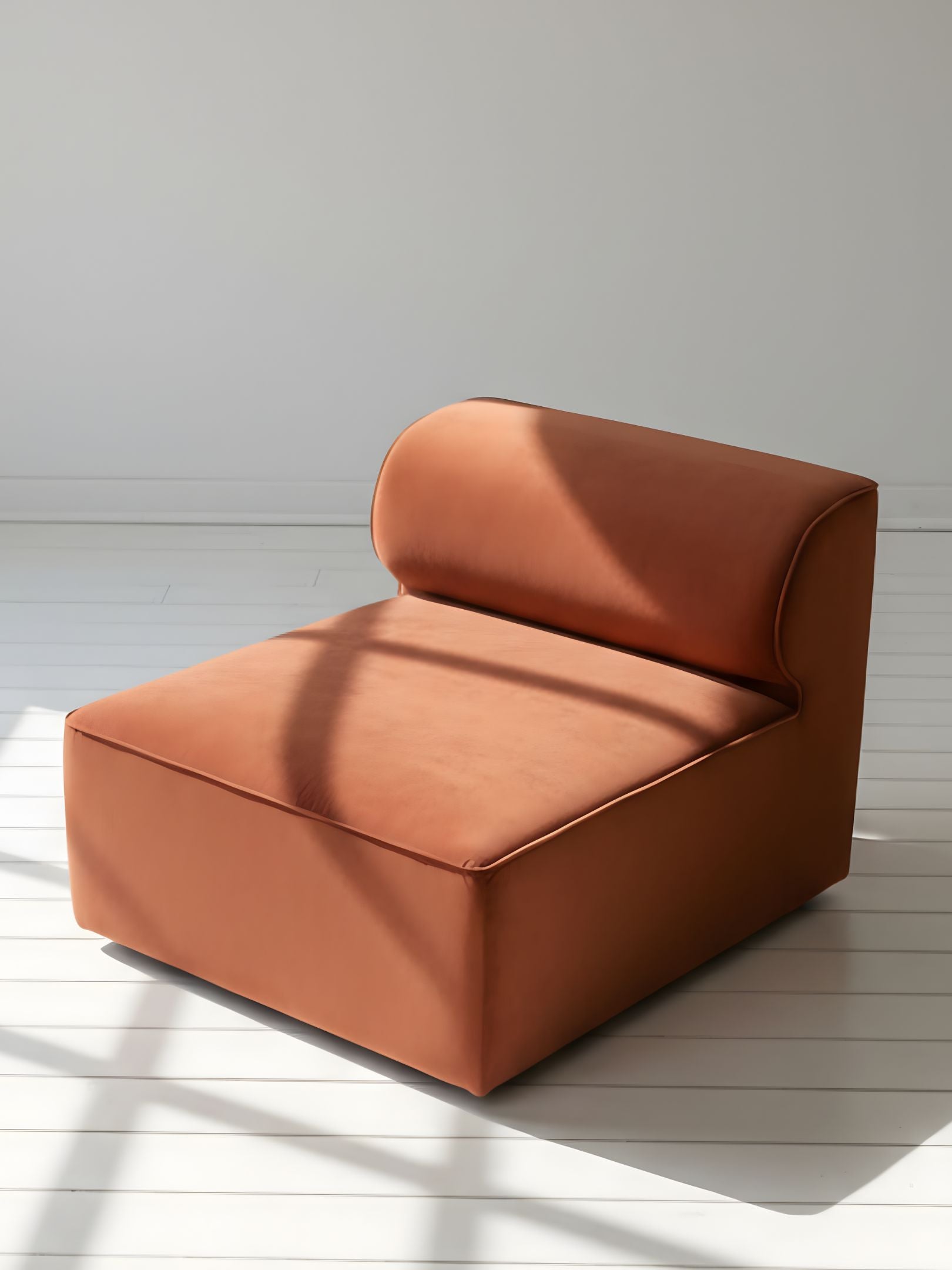 Contemporary “Eave” Style Modular Lounge Chair (In the Manner of Audo Copenhagen / Norm Architects)