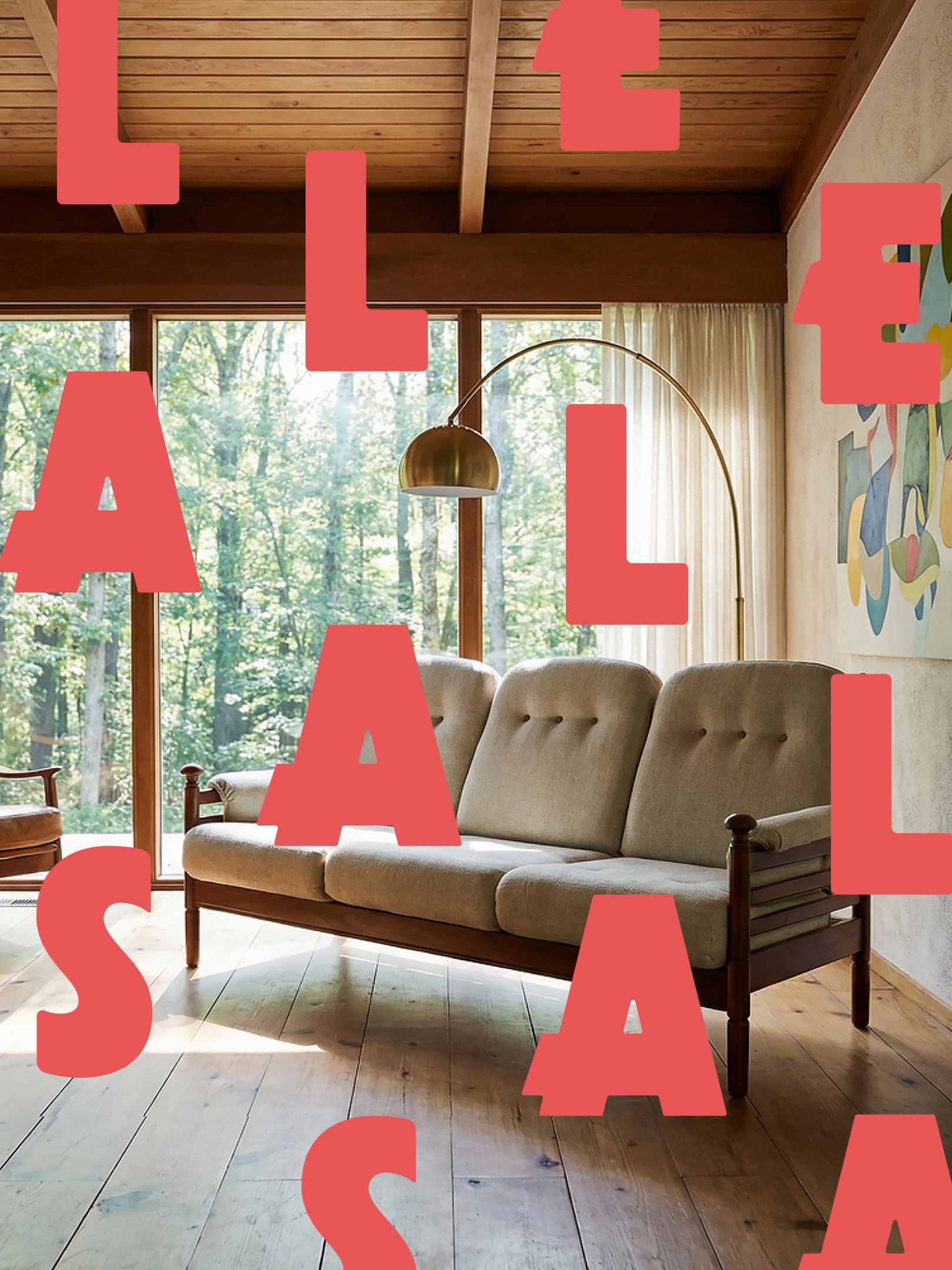 Guy Rogers ‘Santa Fe’ Mid-Century Sofa Evengrain Furniture