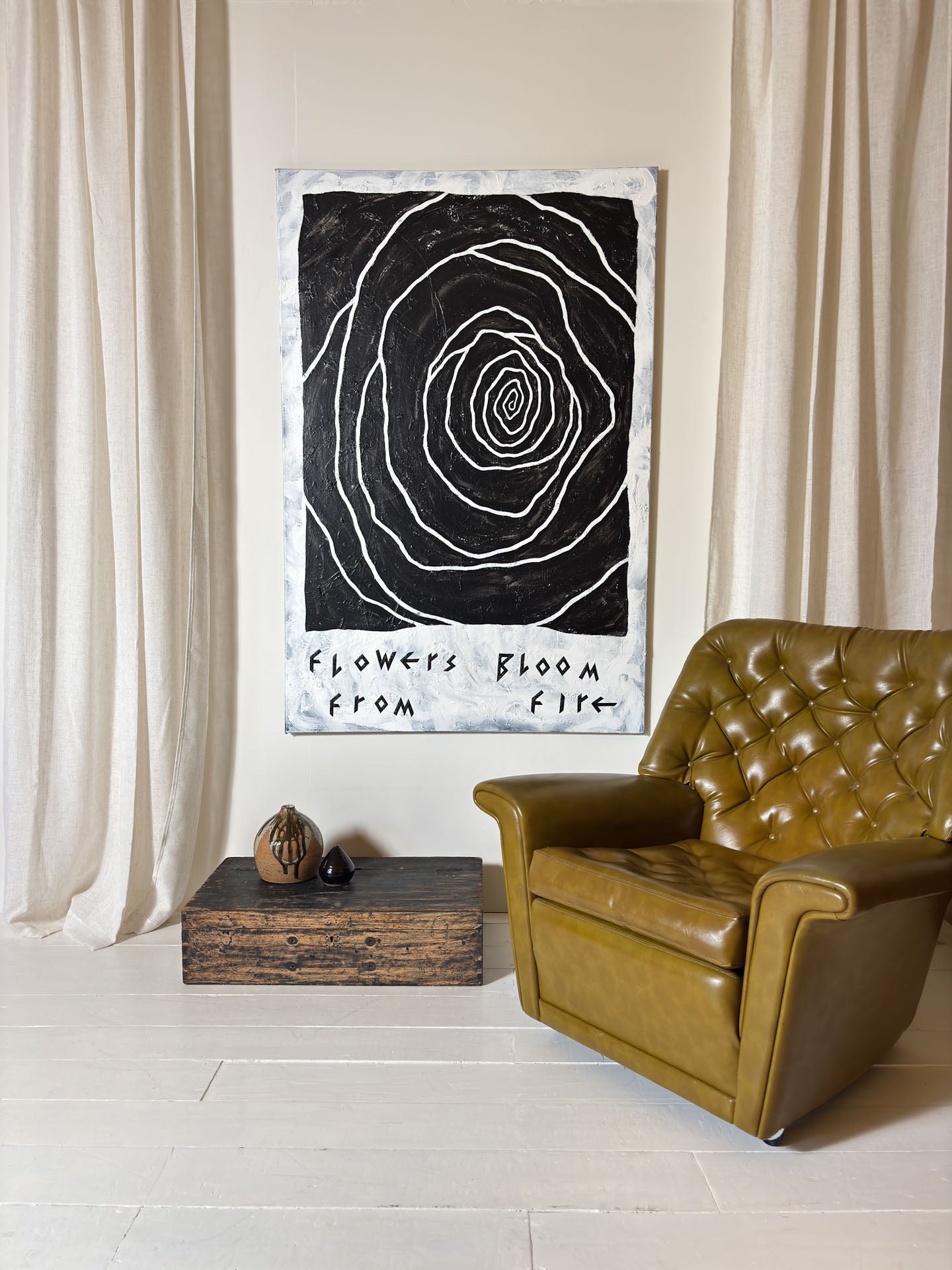 David Walker: Flowers bloom from fire