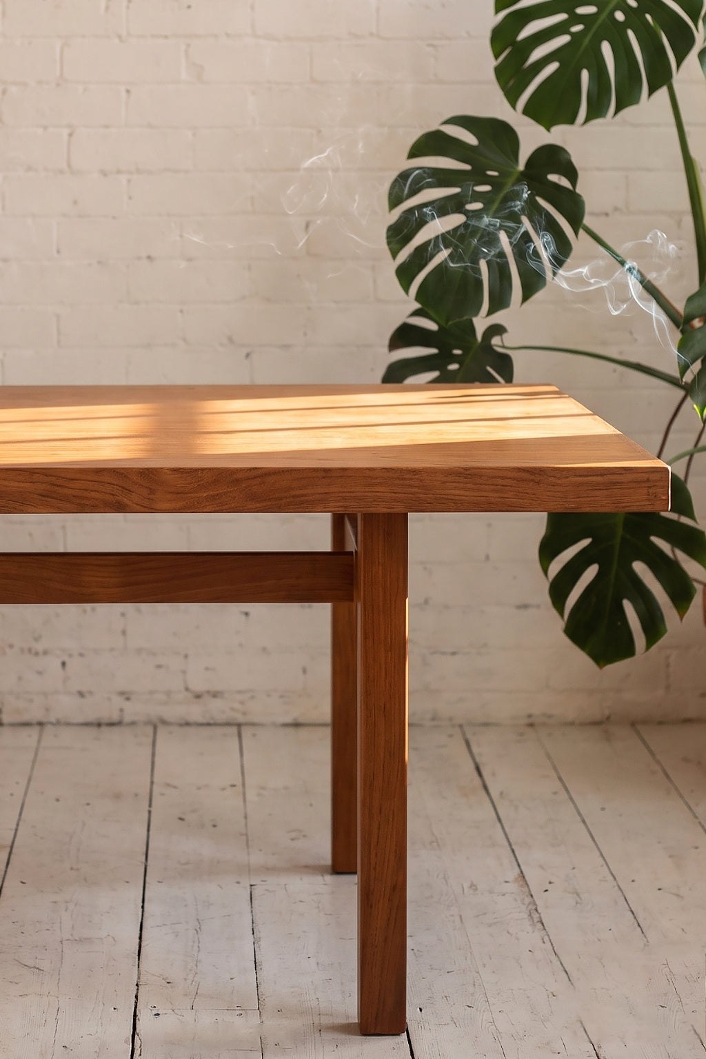 Large (2.4 meters) Mid-Century MoD Teak & Afromosia Boardroom Table, c.1970s (5 Available) Evengrain Furniture