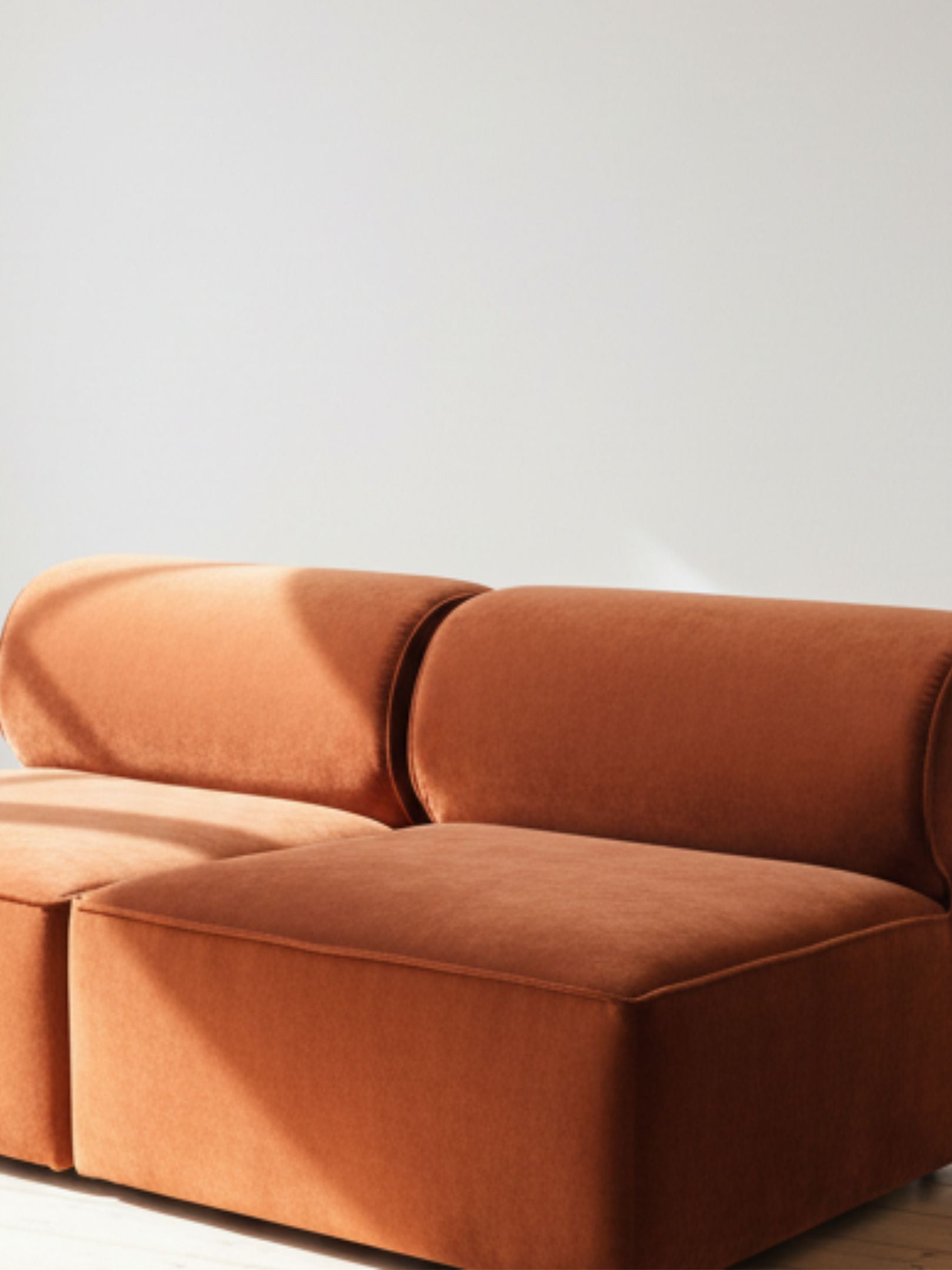 Pair of Contemporary “Eave” Style Modular Chairs (In the Manner of Audo Copenhagen / Norm Architects)