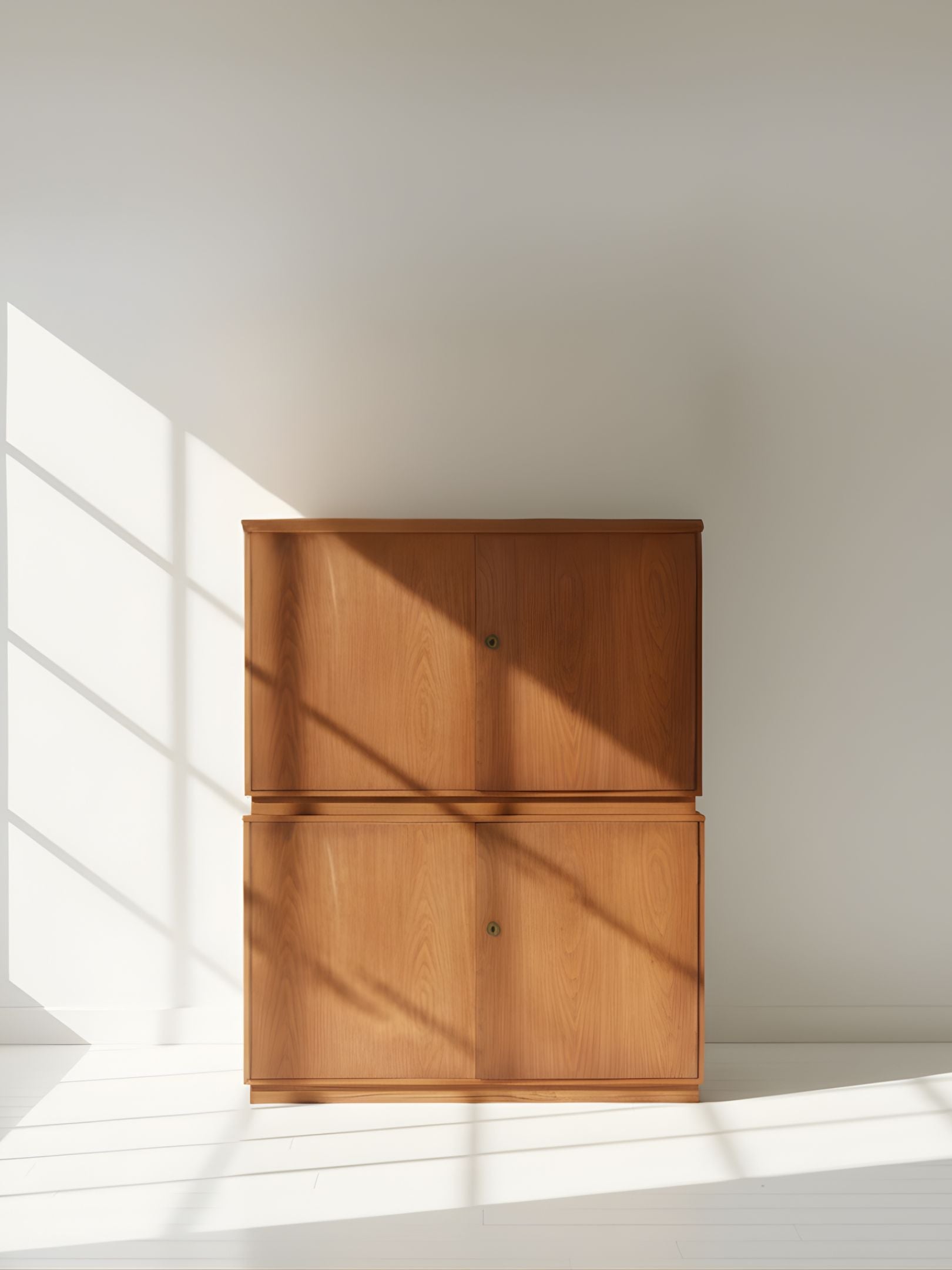 Pair of Mid-20th Century Oak Cupboards