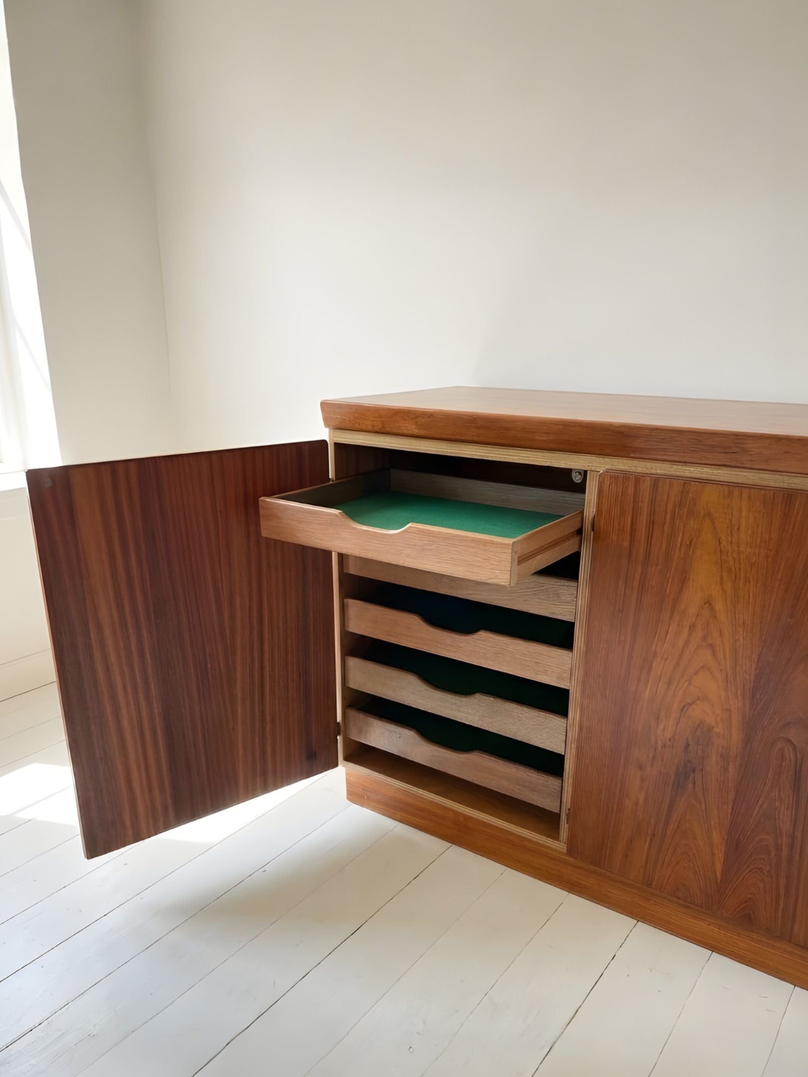 Skovby 3-Tier Rosewood Sideboard