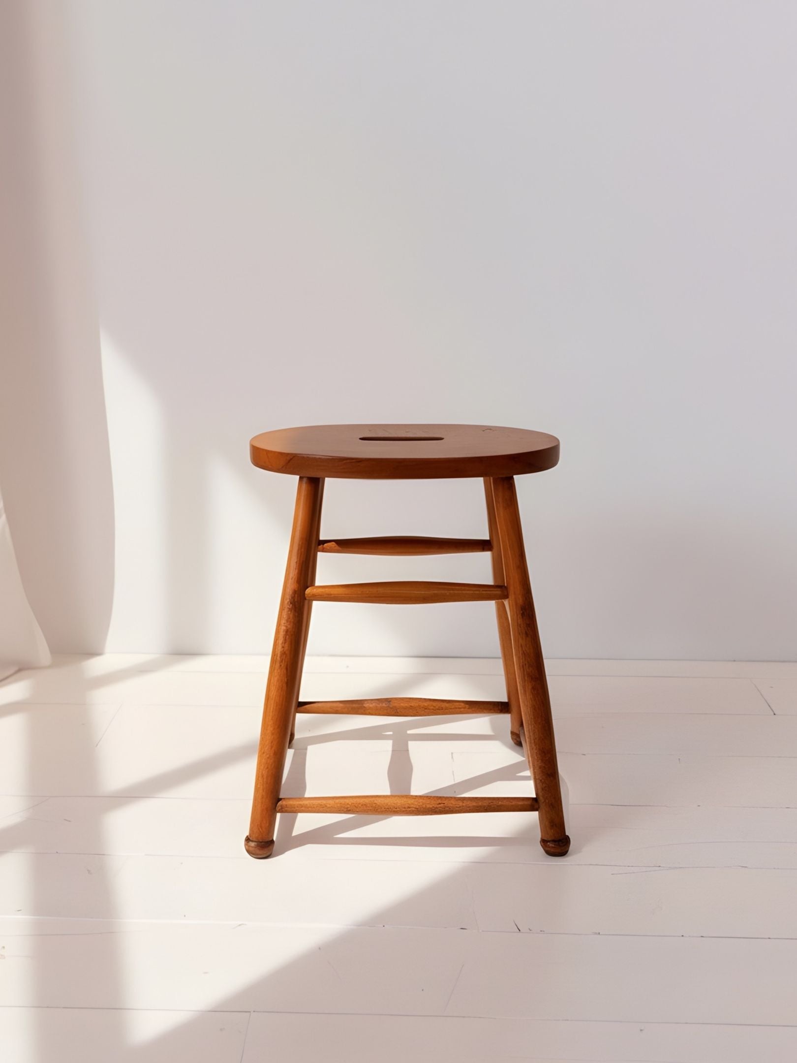 Vintage Solid Wood Stool