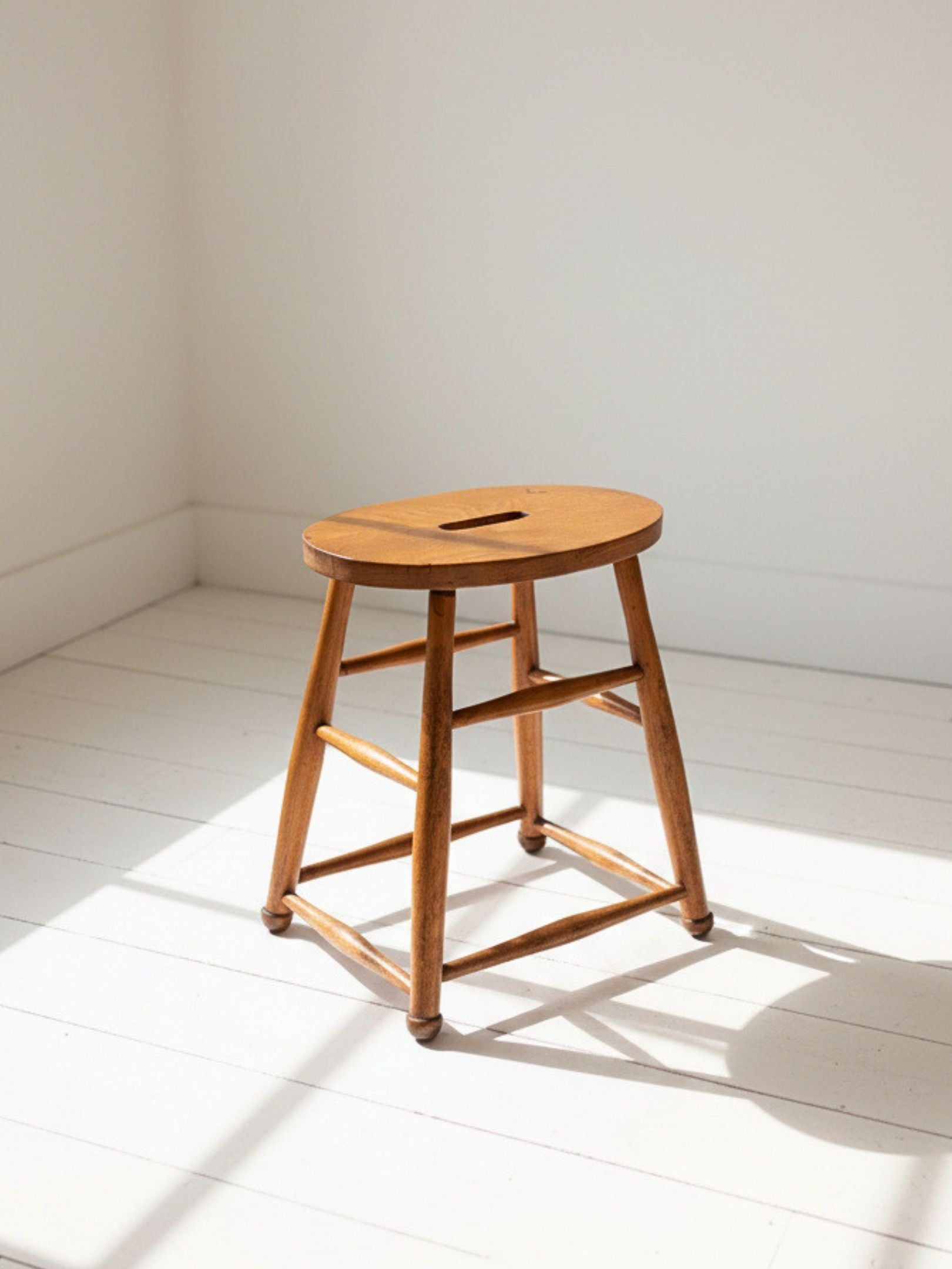Vintage Solid Wood Stool