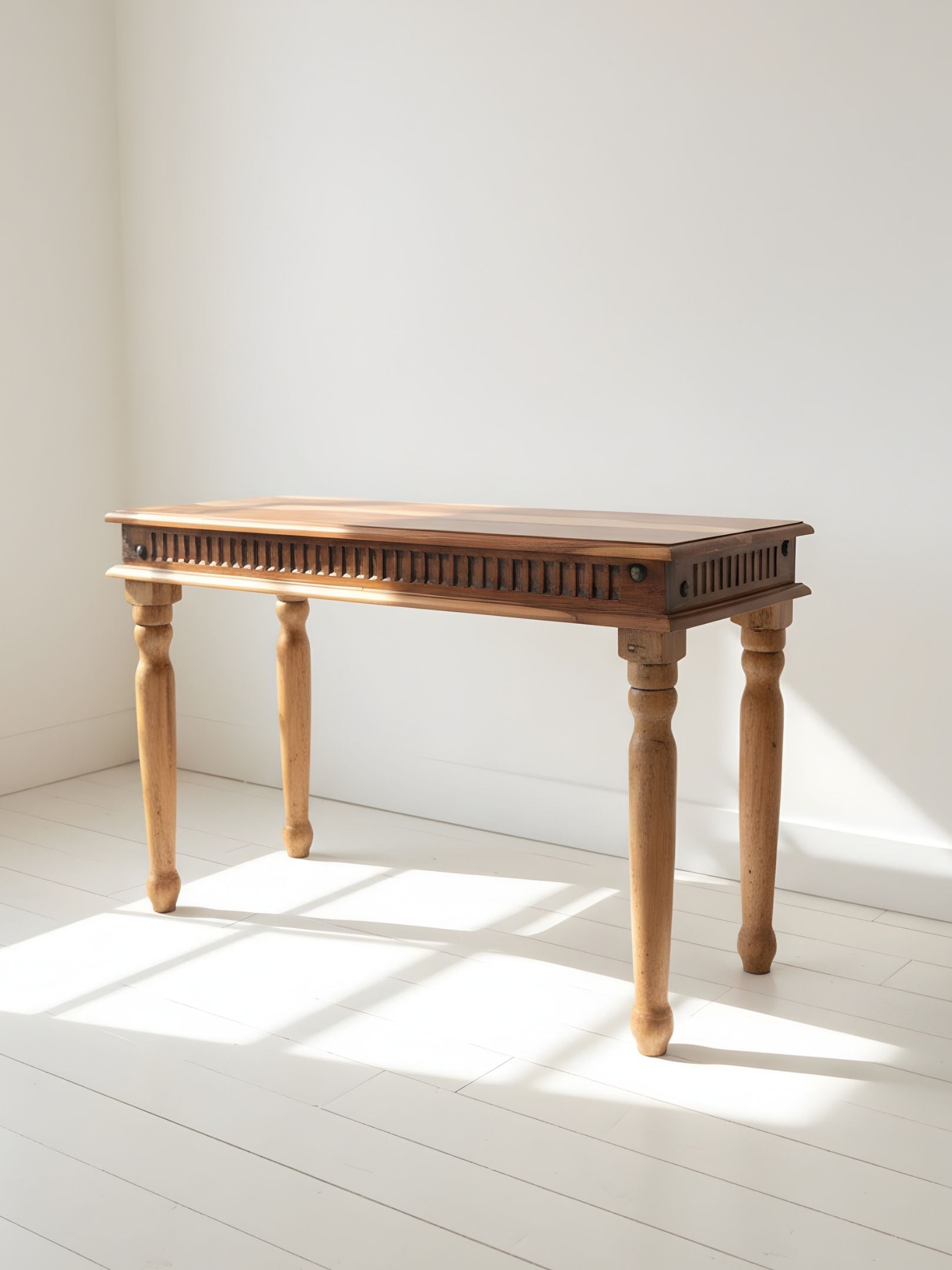 20th Century Walnut Console Table