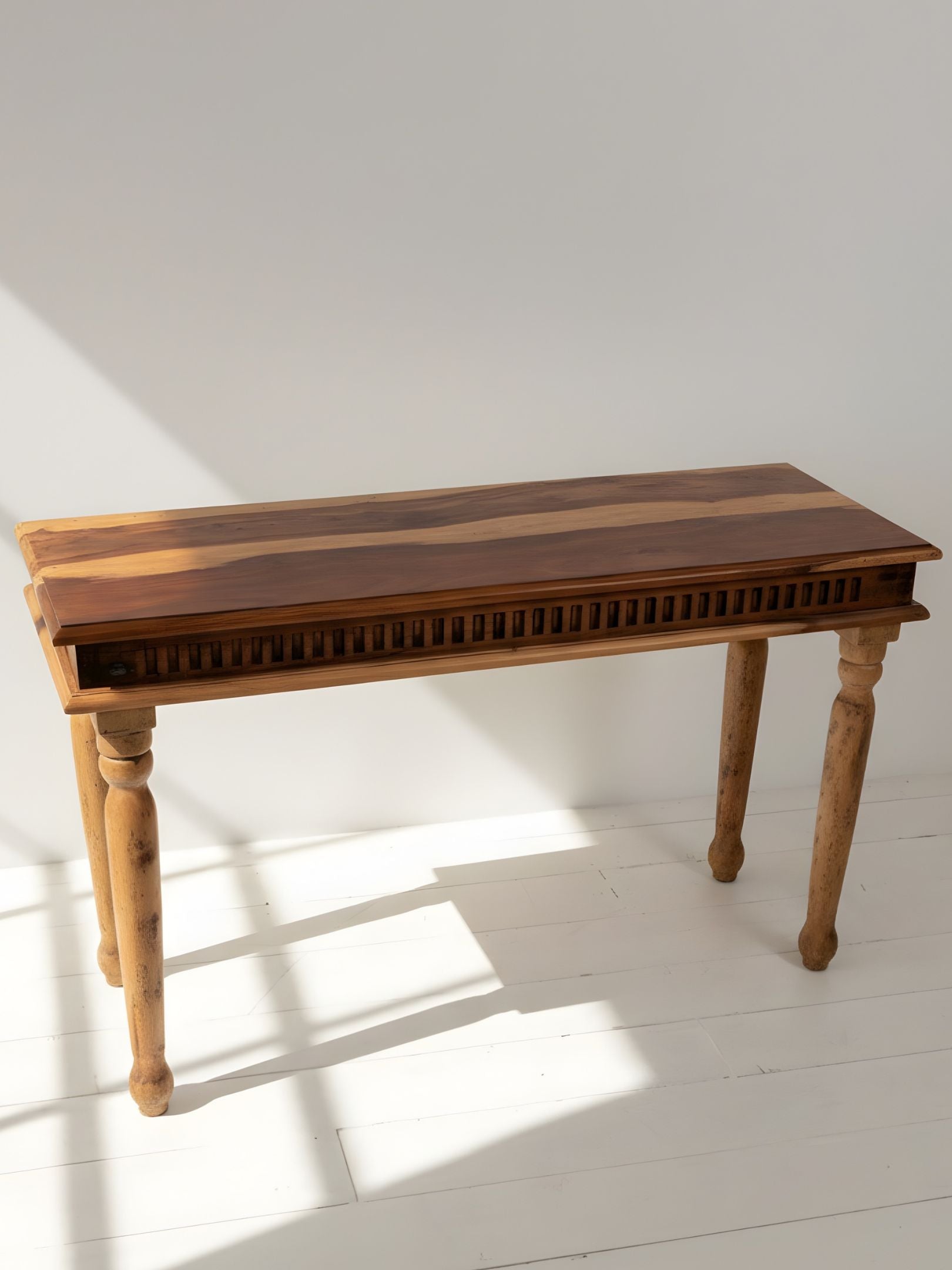 20th Century Walnut Console Table