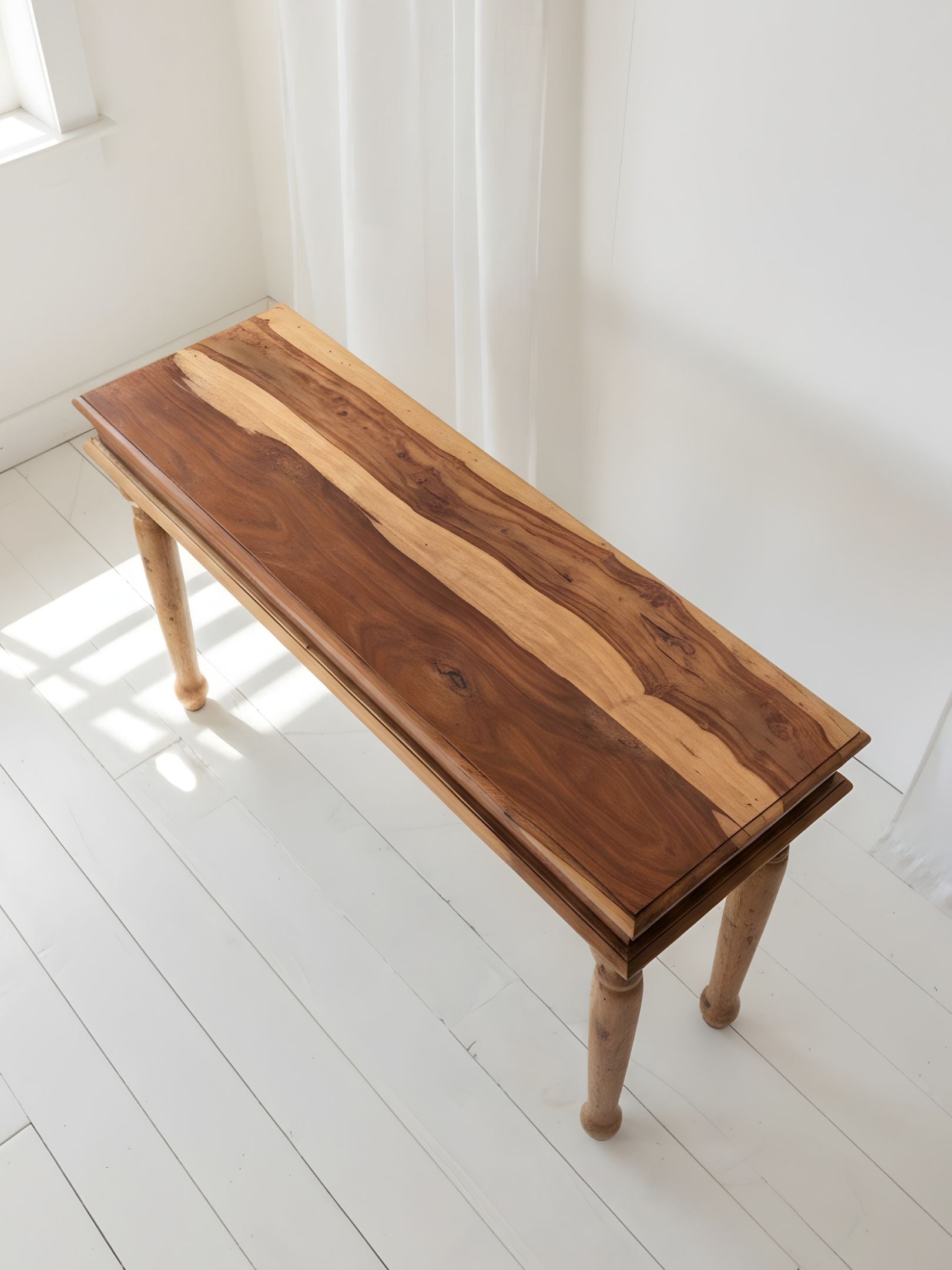 20th Century Walnut Console Table