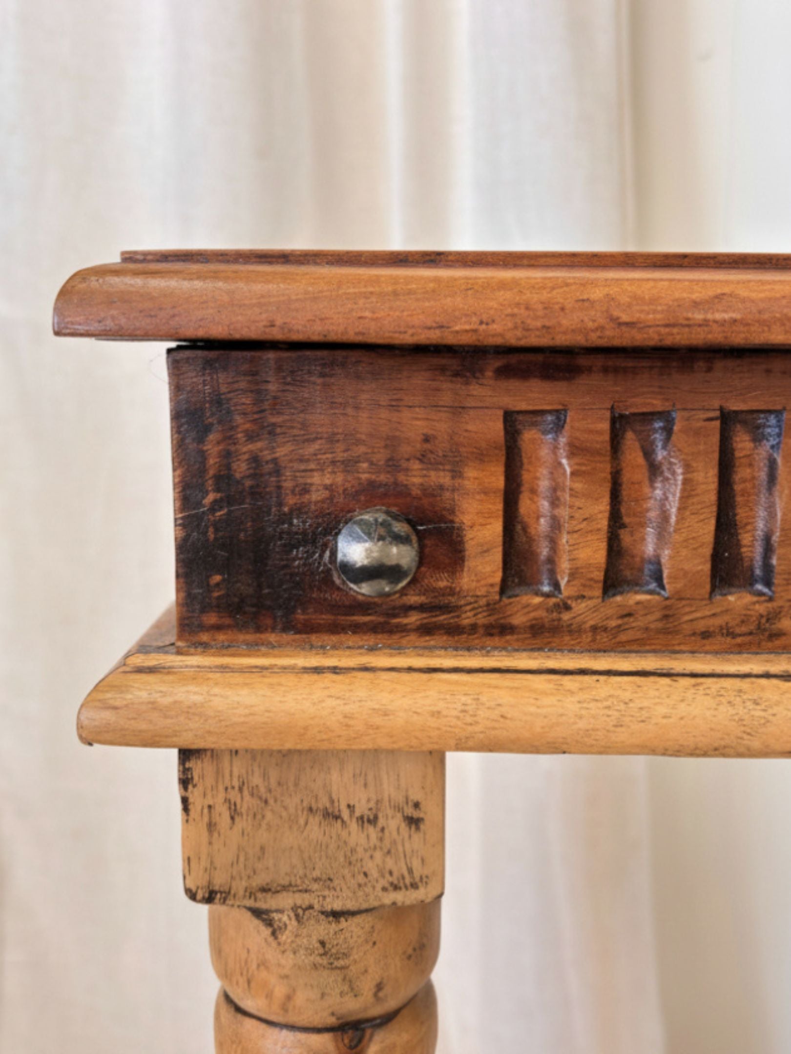 20th Century Walnut Console Table
